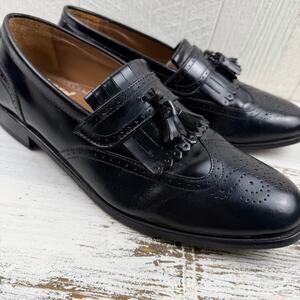 Florsheim Lexington Wingtip Slip-On Tassel Loafers Dress shoe men’s 10.5 D